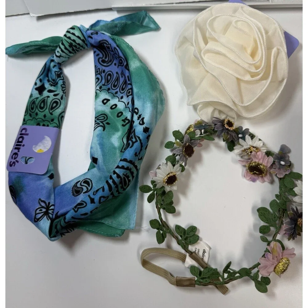 Claire’s Lot Of 17 Hair Accessories Assortment All New